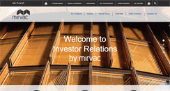 Desktop Screenshot of groupir.mirvac.com